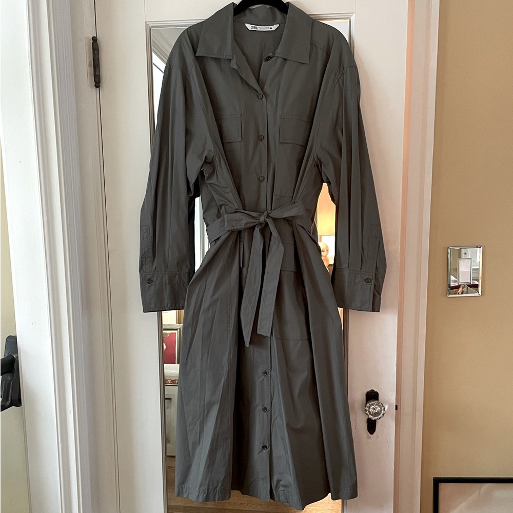 Zara Multi-Positional Shirtdress Size L